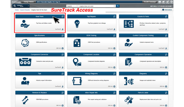 User-friendly card layout for easy access to repair and diagnostic information_1Search Plus