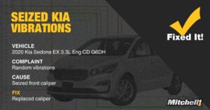 2020 Kia Sedona Vibrations