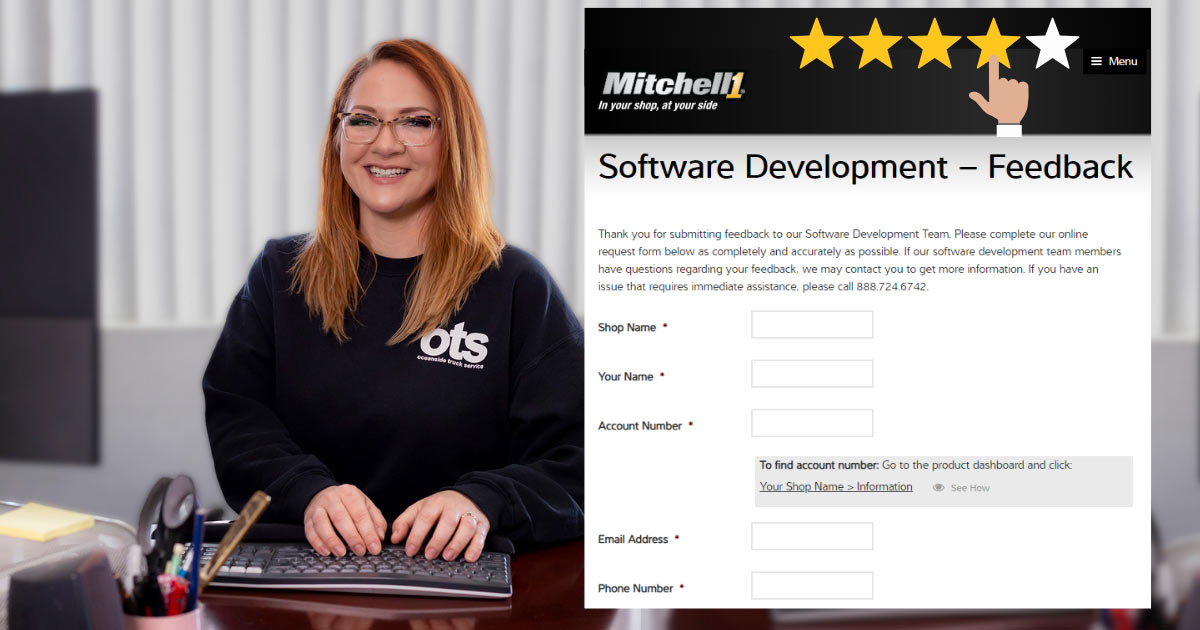 Software developments, Mitchell 1 Software Feedback
