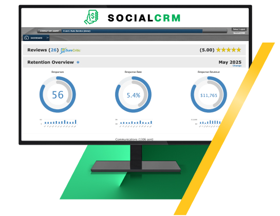 UI graphic of SocialCRM