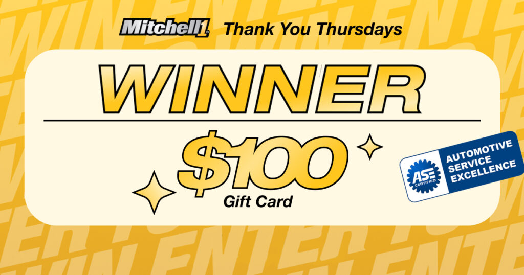 Mitchell 1 ‘Thanks’ Automotive Service Professionals Mitchell 1 ‘Thanks’ Automotive Service Professionals