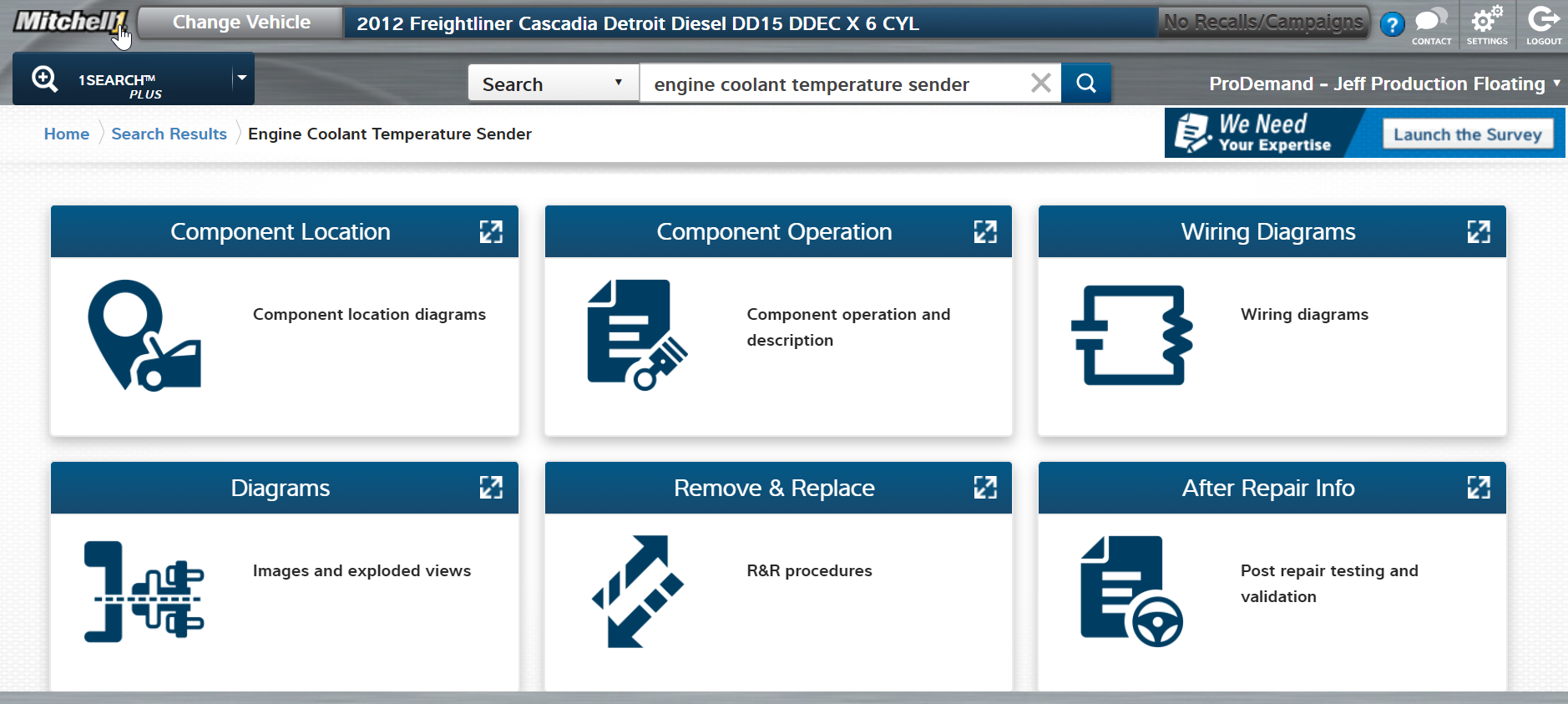 1Search Plus Card View